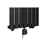 Grzejnik dekoracyjny Ultra Slim US1 1600x476 czarny