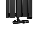 Grzejnik dekoracyjny Ultra Slim US1 1600x476 czarny