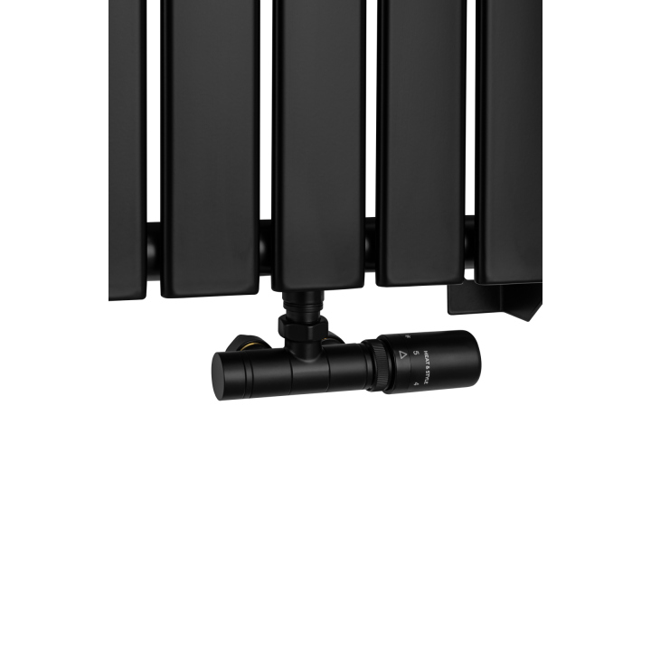 Grzejnik dekoracyjny Ultra Slim US1 1600x476 czarny