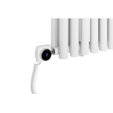 Grzejnik dekoracyjny poziomy Gilda GD2E 600x826 biały