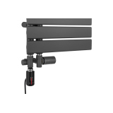 Grzejnik łazienkowy UCA-700x400-D50L/P grafit