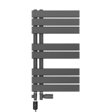Grzejnik łazienkowy UCA-700x400-D50L/P grafit