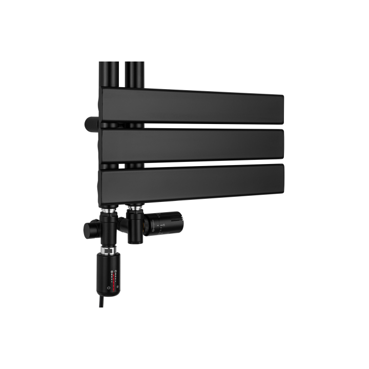 Grzejnik łazienkowy UCA-700x400-D50L/P czarny