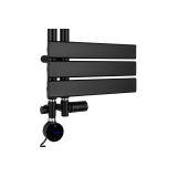 Grzejnik łazienkowy UCA-700x400-D50L/P czarny