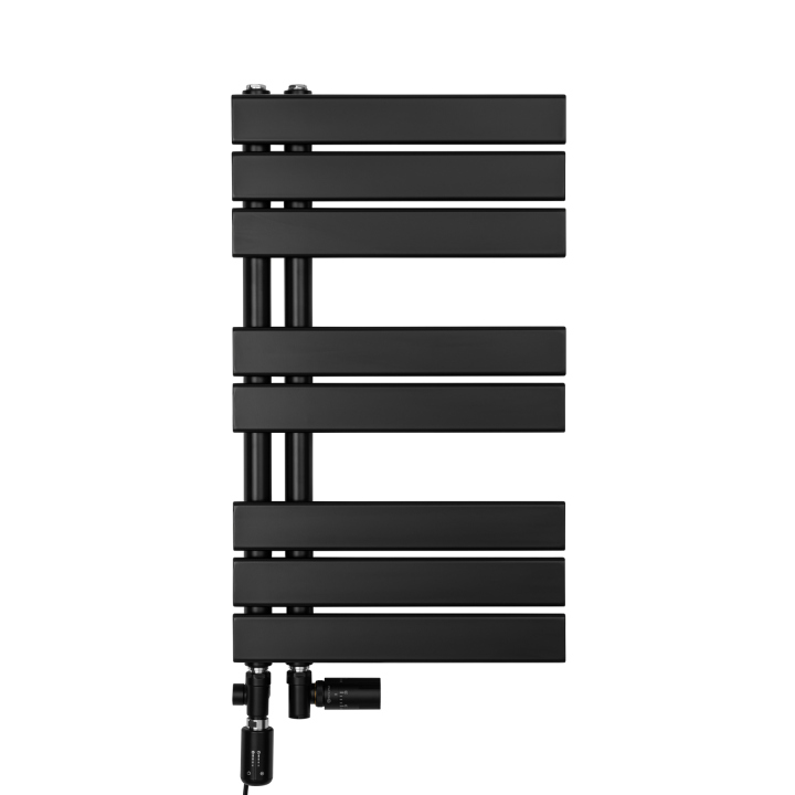 Grzejnik łazienkowy UCA-700x400-D50L/P czarny