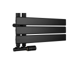 Grzejnik łazienkowy UCA-911x500-D50L/P czarny