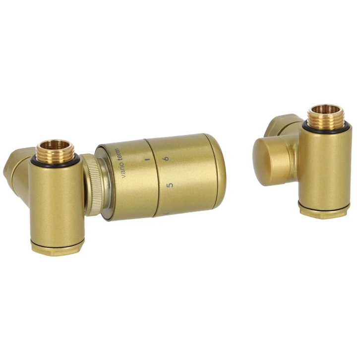 Zestaw termostatyczny Integra, złoty lewy