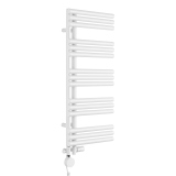 Grzejnik łazienkowy hybrydowy Zodiak 942x400 biały mat SAMBA