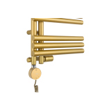 Grzejnik łazienkowy hybrydowy Zodiak 737x400 złoty RUMBA