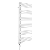 Grzejnik łazienkowy hybrydowy Zodiak 1147x500 biały mat SAMBA