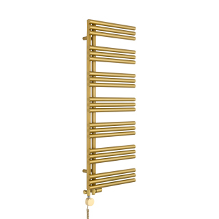 Grzejnik łazienkowy hybrydowy Zodiak 1352x500 złoty RUMBA