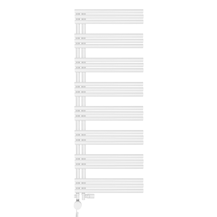 Grzejnik łazienkowy hybrydowy Zodiak 1557x600 biały mat RUMBA