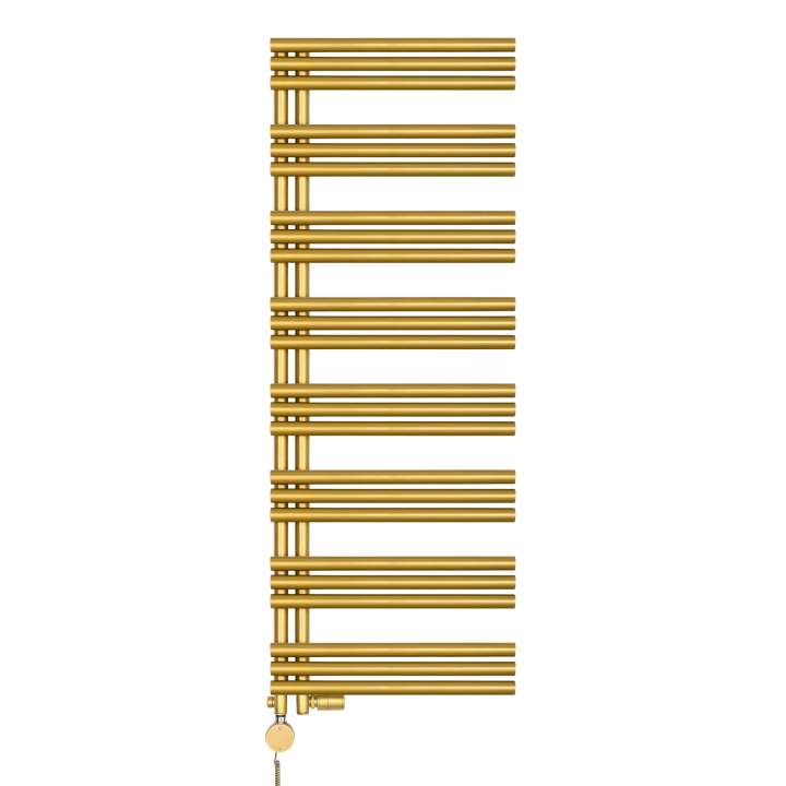 Grzejnik łazienkowy hybrydowy Zodiak 1557x600 złoty RUMBA
