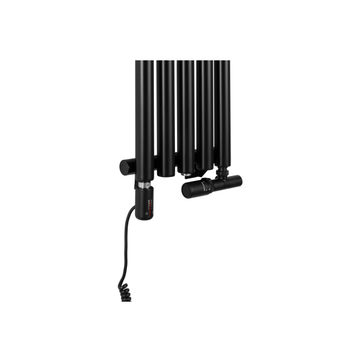 Grzejnik dekoracyjny hybrydowy Gilda GD1E 1600x295 czarny TANGO