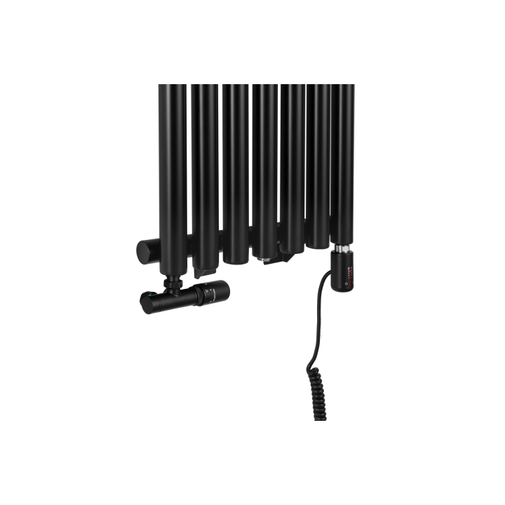 Grzejnik dekoracyjny hybrydowy Gilda GD1E 1800x413 czarny TANGO