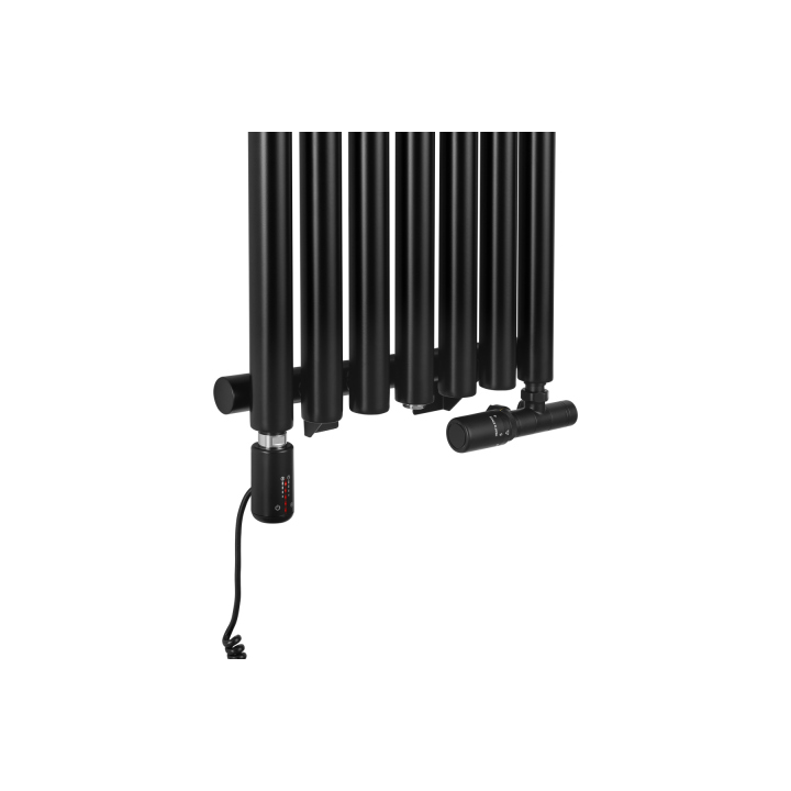 Grzejnik dekoracyjny hybrydowy Gilda GD1E 1800x413 czarny TANGO