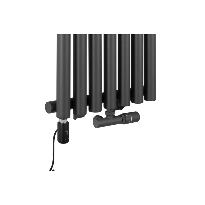 Grzejnik dekoracyjny hybrydowy Gilda GD1E 1800x413 grafit TANGO