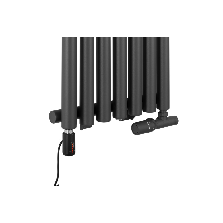 Grzejnik dekoracyjny hybrydowy Gilda GD1E 1800x413 grafit TANGO