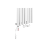 Grzejnik dekoracyjny hybrydowy Gilda GD1E 1800x413 biały TANGO