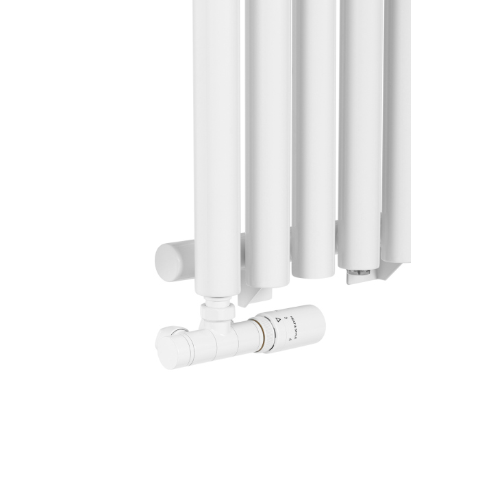 Grzejnik dekoracyjny hybrydowy Gilda GD1E 1800x413 biały SQUARE