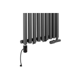Grzejnik dekoracyjny hybrydowy Gilda GD1E 1800x531 grafit TANGO