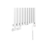 Grzejnik dekoracyjny hybrydowy Gilda GD1E 1800x531 biały TANGO