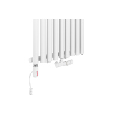Grzejnik dekoracyjny hybrydowy Gilda GD1E 1800x531 biały TANGO