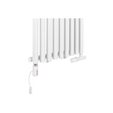 Grzejnik dekoracyjny hybrydowy Gilda GD1E 1800x531 biały TANGO