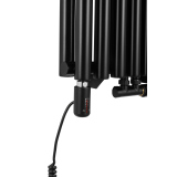 Grzejnik dekoracyjny hybrydowy Gilda GD2E 1800x472 czarny TANGO