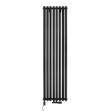 Grzejnik dekoracyjny hybrydowy Gilda GD2E 1800x472 czarny TANGO