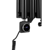 Grzejnik dekoracyjny hybrydowy Gilda GD2E 1800x472 czarny SQUARE