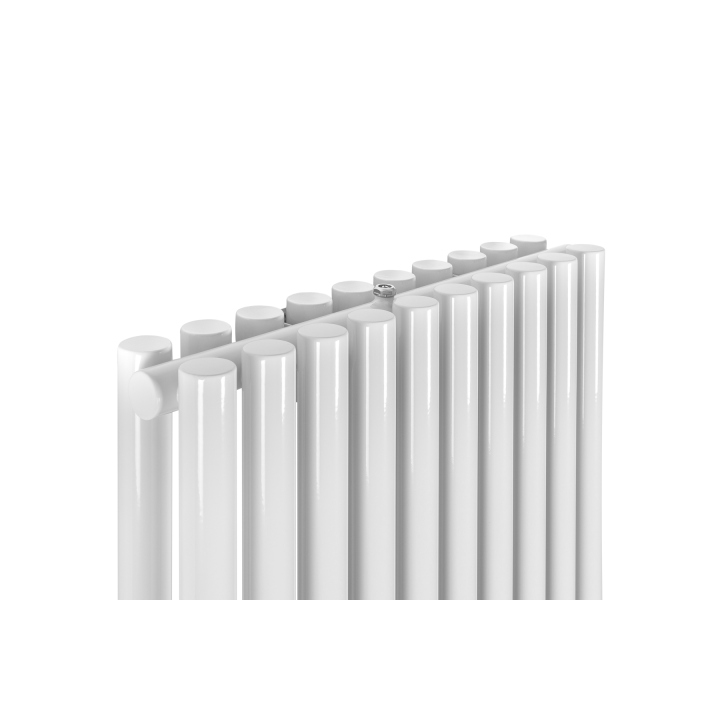 Grzejnik dekoracyjny hybrydowy Gilda GD2E 1800x590 biały SQUARE