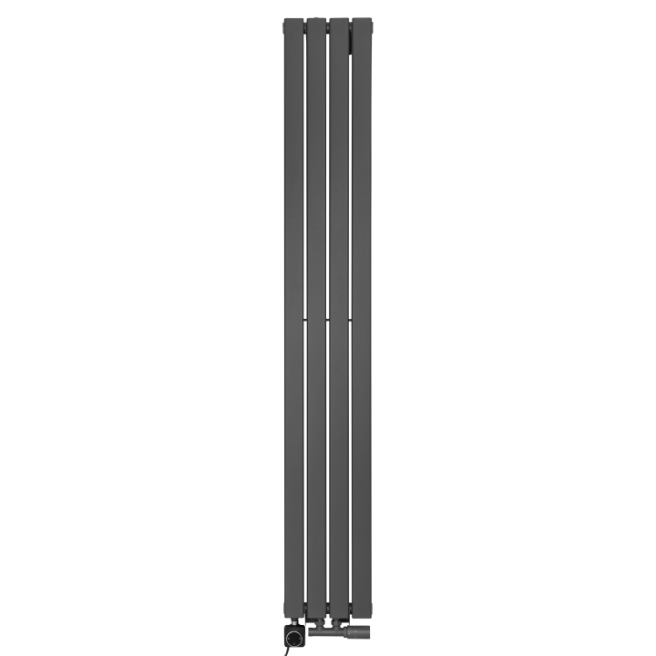 Grzejnik dekoracyjny hybrydowy Wanted WD2E 1800x272 grafit SQUARE