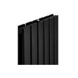 Grzejnik dekoracyjny hybrydowy Wanted WD2E 1800x408 czarny SQUARE