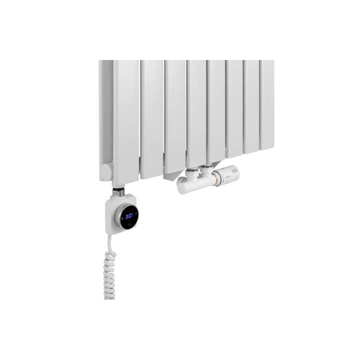 Grzejnik dekoracyjny hybrydowy Wanted WD2E 1800x544 biały SQUARE