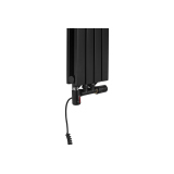 Grzejnik dekoracyjny hybrydowy Judy JD2E 1600x236 czarny TANGO