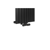 Grzejnik dekoracyjny Judy JD1 1600x472 czarny