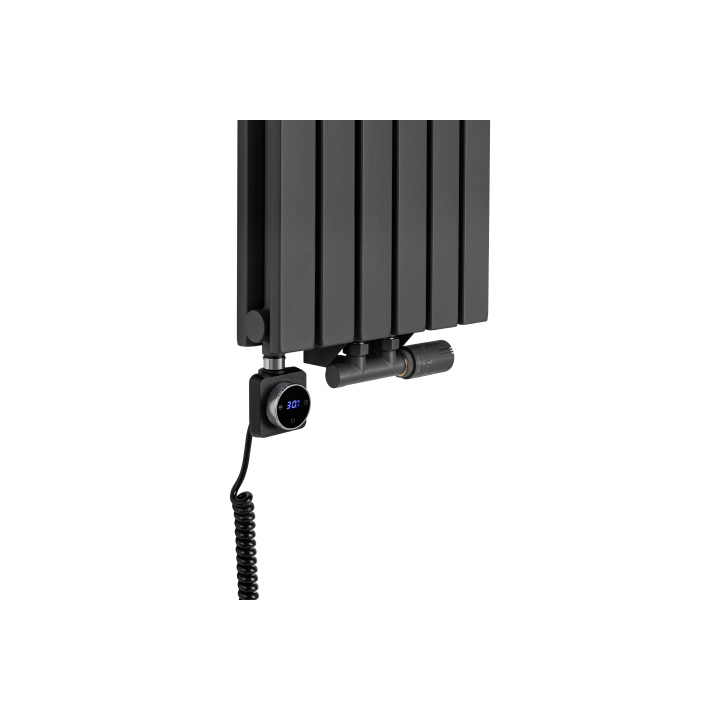 Grzejnik dekoracyjny hybrydowy Judy JD2E 1600x354 grafit TANGO