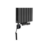 Grzejnik dekoracyjny hybrydowy Judy JD2E 1600x354 grafit SQUARE