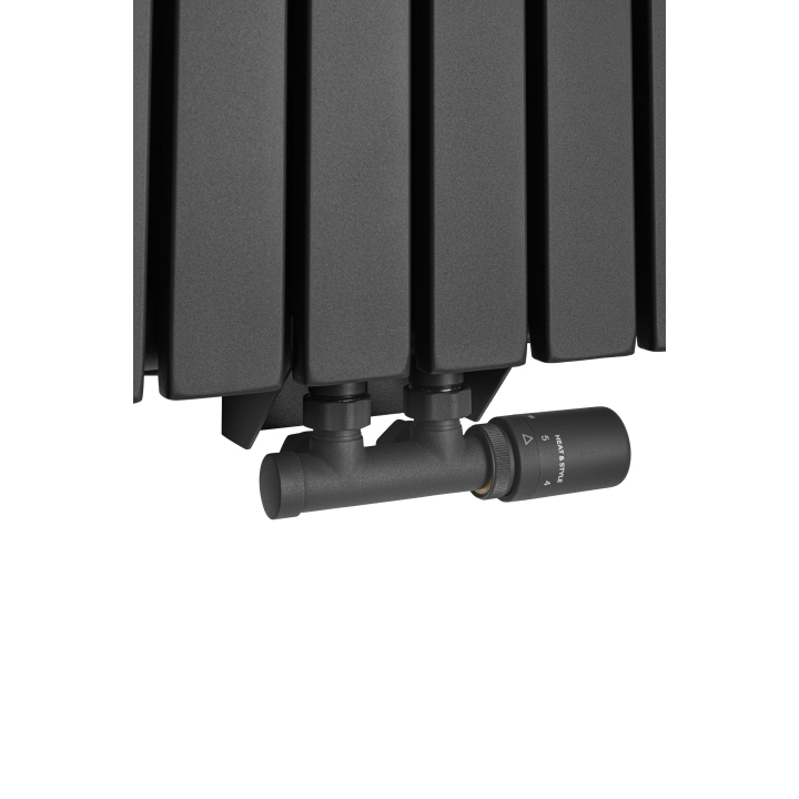 Grzejnik dekoracyjny hybrydowy Judy JD2E 1600x472 grafit TANGO