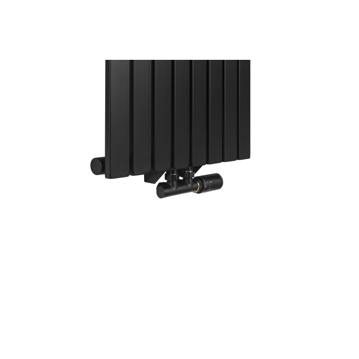 Grzejnik dekoracyjny Judy JD1 1600x472 czarny