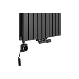 Grzejnik dekoracyjny hybrydowy Judy JD2E 1600x590 grafit TANGO