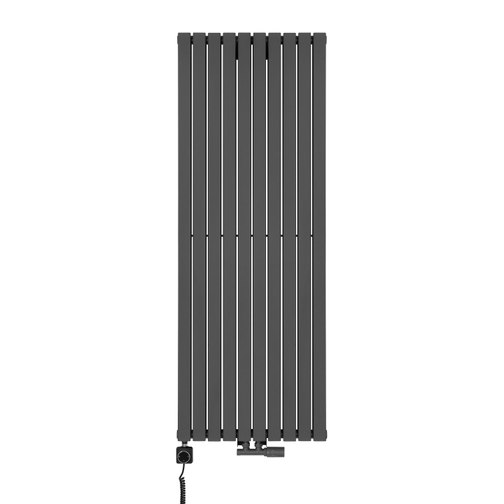 Grzejnik dekoracyjny hybrydowy Judy JD2E 1600x590 grafit SQUARE