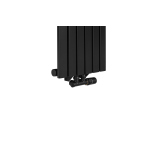 Grzejnik dekoracyjny Judy JD1 1600x354 czarny