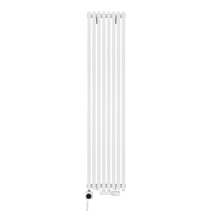 Grzejnik dekoracyjny hybrydowy Nomad ND1E 1600x360 biały SQUARE