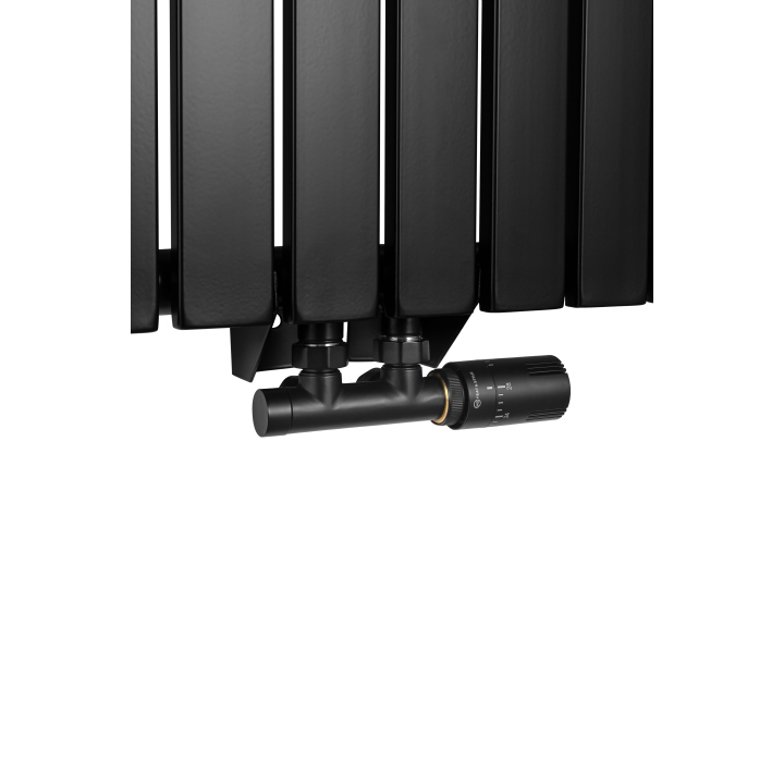 Grzejnik dekoracyjny Judy JD1 1600x472 czarny