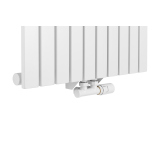 Grzejnik dekoracyjny Judy JD1 1600x590 biały