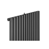 Grzejnik dekoracyjny hybrydowy Nomad ND1E 1800x630 grafit SQUARE