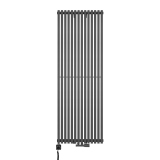 Grzejnik dekoracyjny hybrydowy Nomad ND1E 1800x630 grafit SQUARE