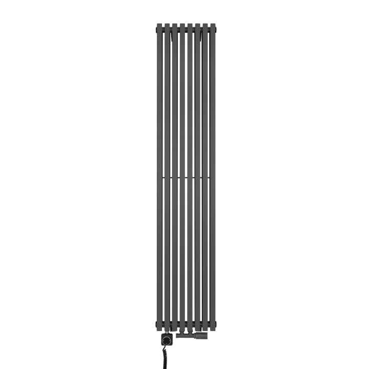 Grzejnik dekoracyjny hybrydowy Nomad ND2E 1800x360 grafit SQUARE